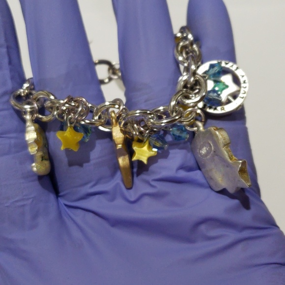 Celestial Charm Bracelet w/ Stars, Moon & Inspirational, Women's Fashion Jewelry - Picture 8 of 9